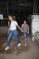 Riddhima Kapoor and daughter spotted at Kromakay Salon juhu on 29th May 2018